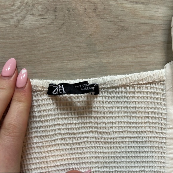 ZARA LINEN BLEND TOP - Picture 10 of 10